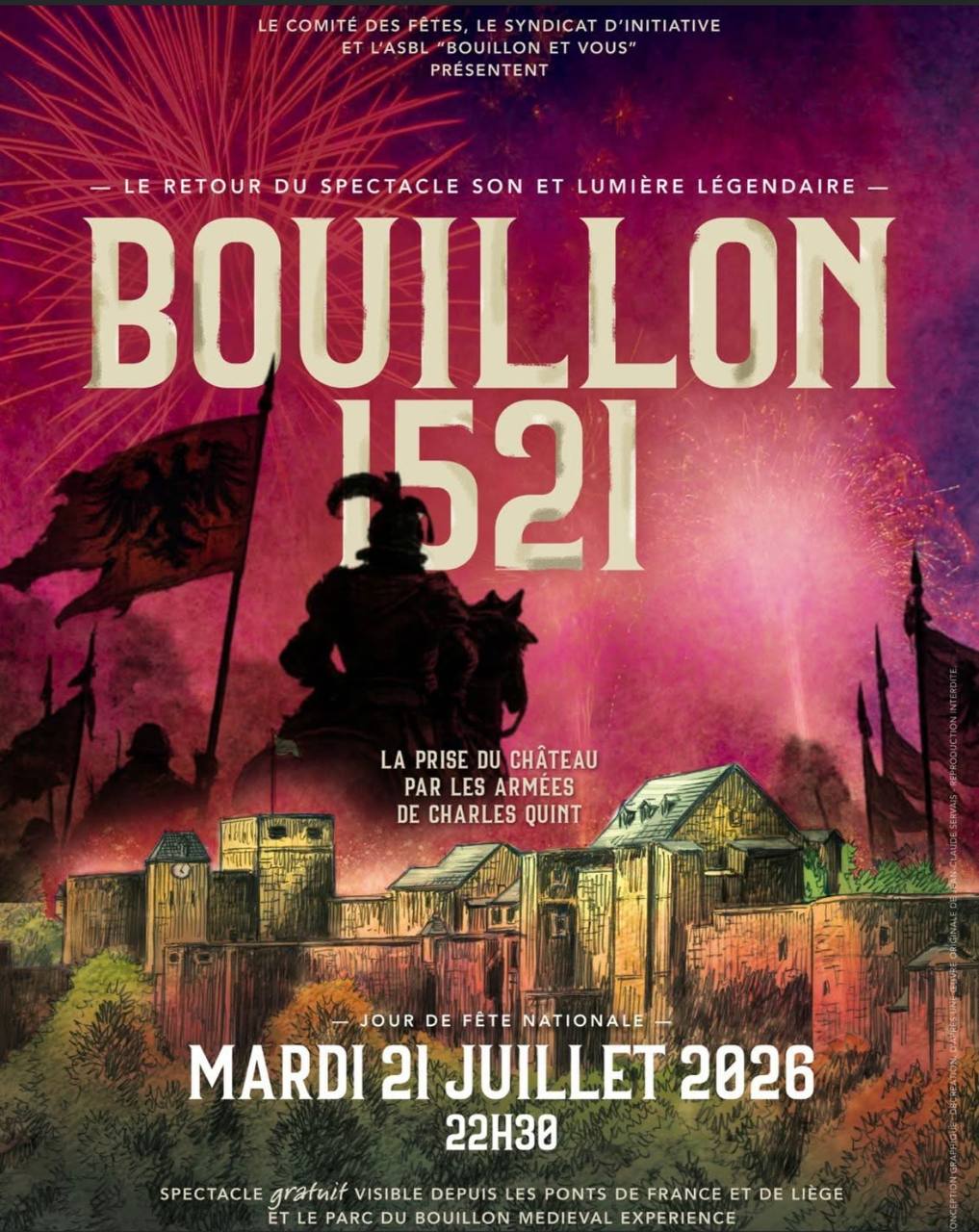 Bouillon 1521 - Spectacle son et lumière